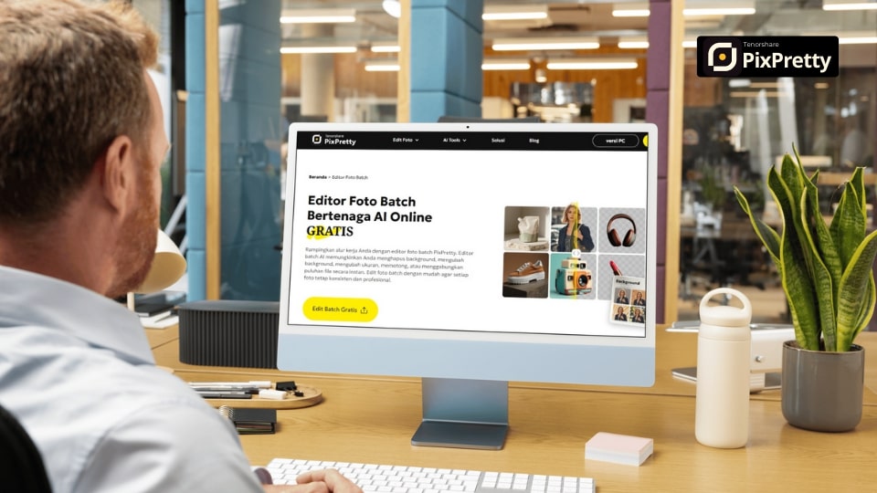 Fitur PixPretty untuk edit foto Kpop