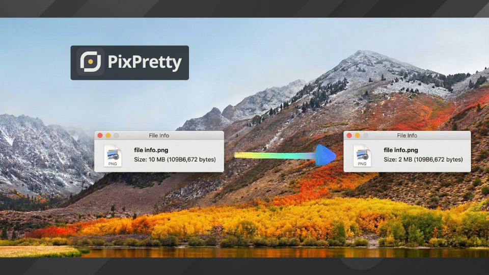 Fitur kompresi foto PixPretty