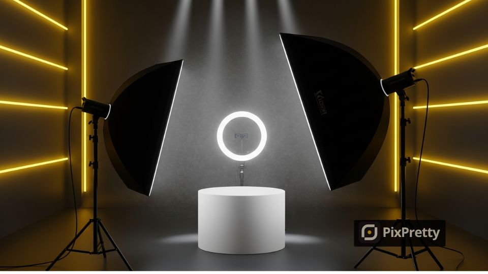 pencahayaan foto produk