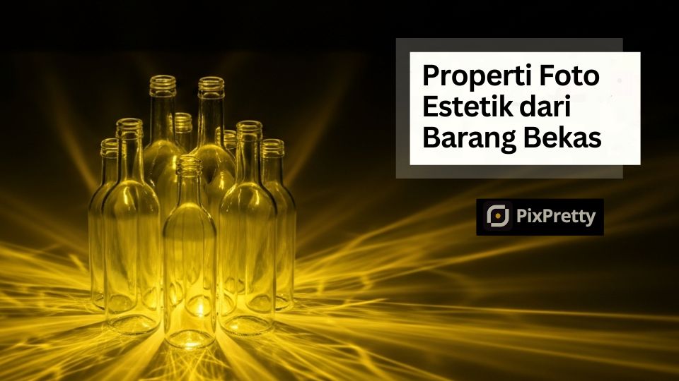 Membuat Properti Foto Estetik dari Barang Bekas