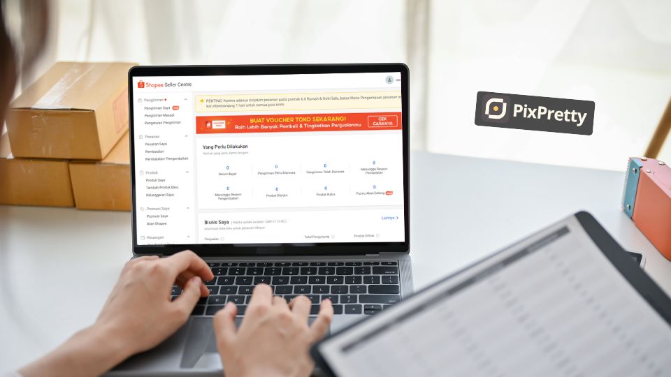 Organisasi etalase Shopee