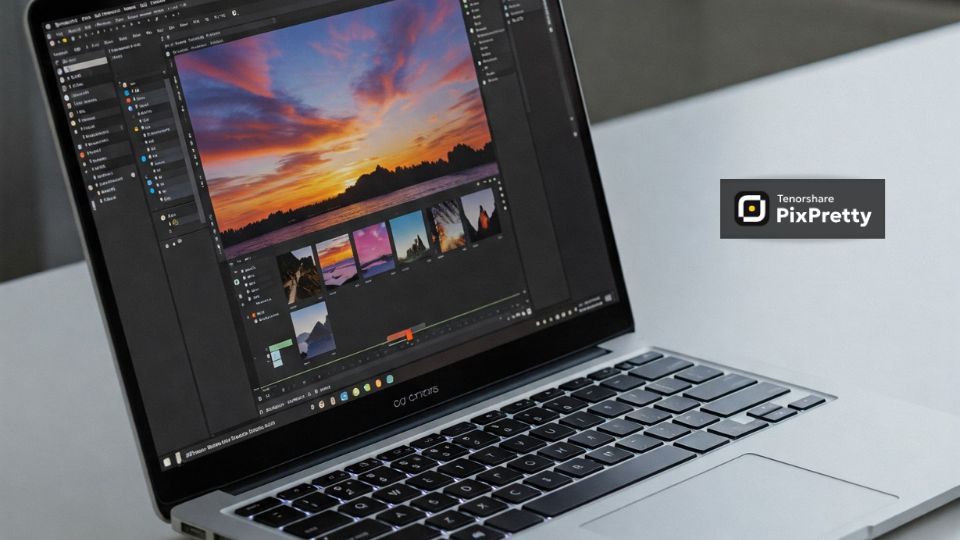Perbandingan foto produk Shopee dan Tokopedia yang diedit AI