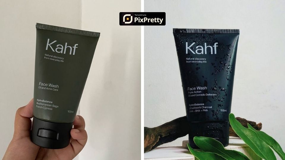 Perbandingan foto produk sebelum dan sesudah diedit pixpretty ai