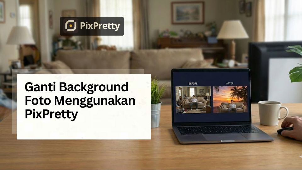 Contoh hapus background dengan PixPretty