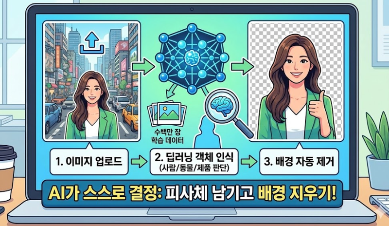 사진 배경 자동 제거