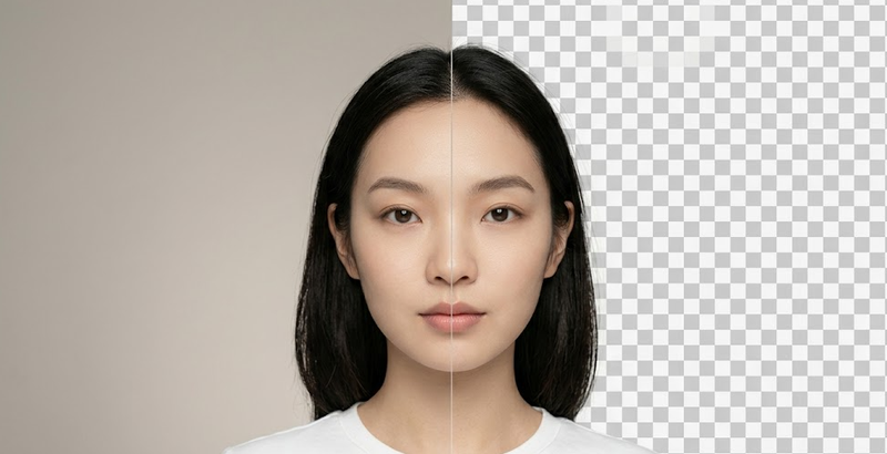 얼굴 누끼 따기