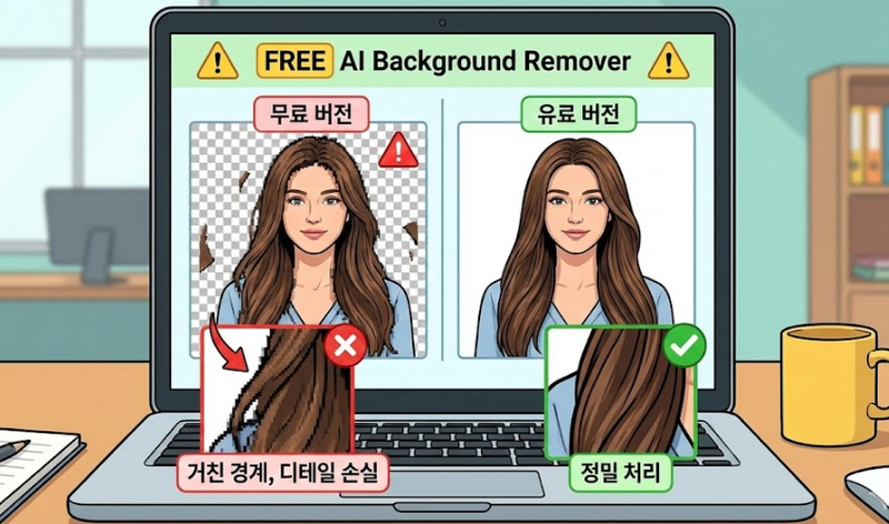 무료 배경 제거 방법