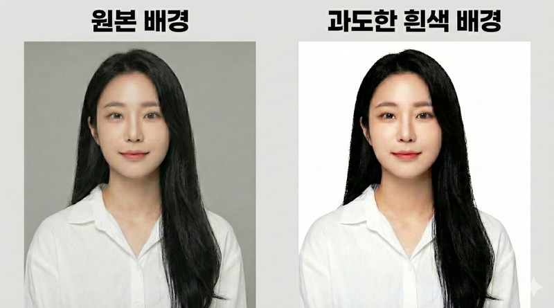 사진 배경 흰색