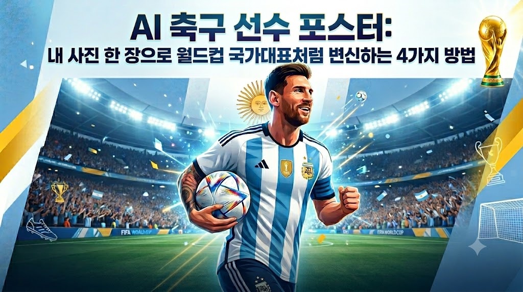 AI 축구 선수 포스터