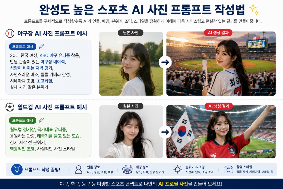야구장 AI 사진
