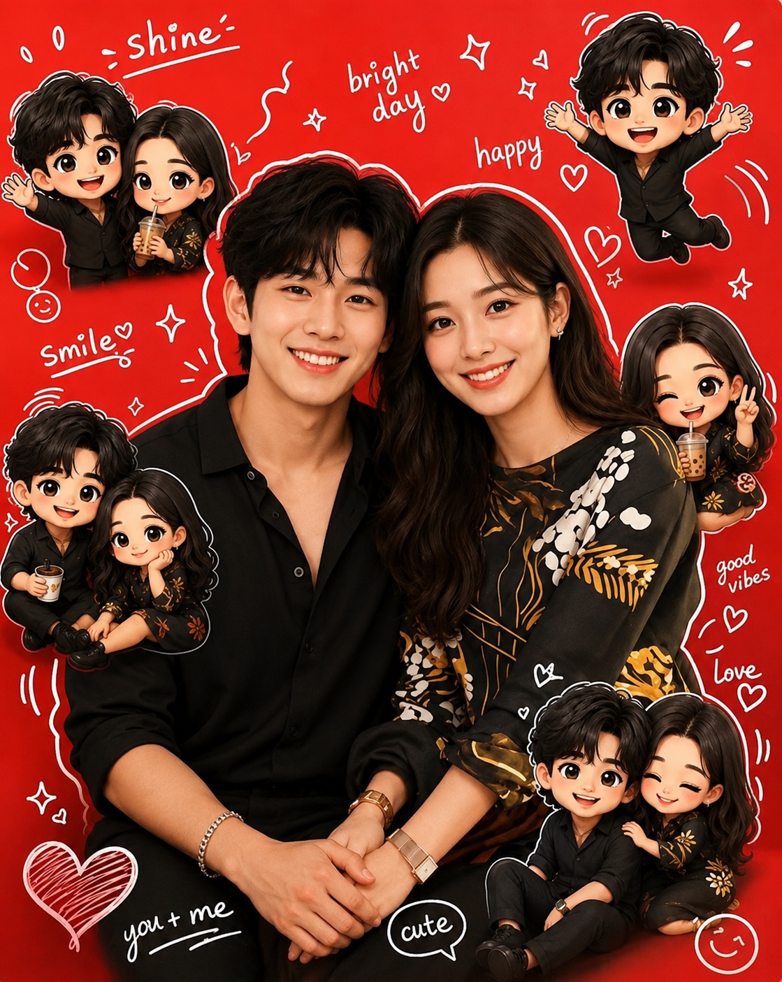 치비 스타일 AI 사진 편집