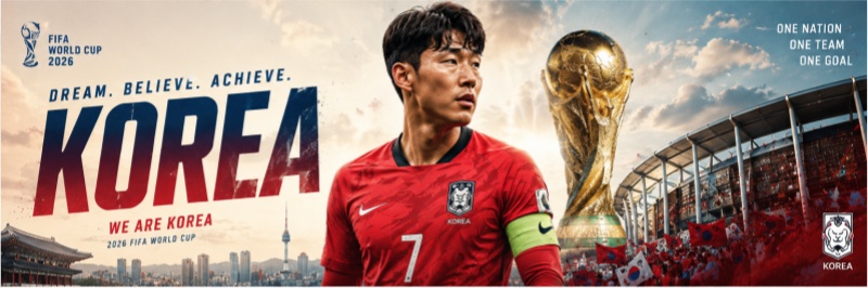 AI 축구 선수 포스터 콘셉트