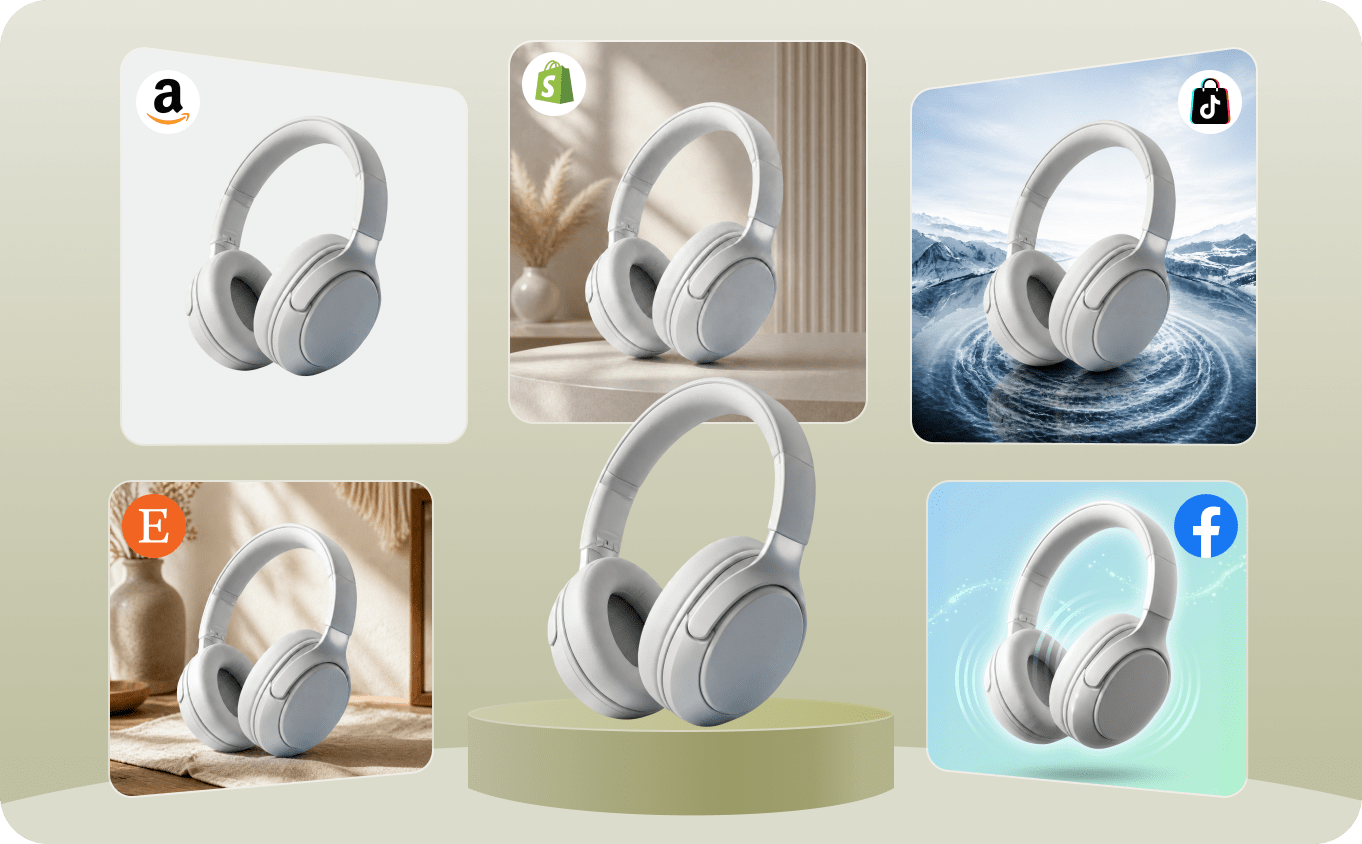 Generate 10+ product background variations from one photo
