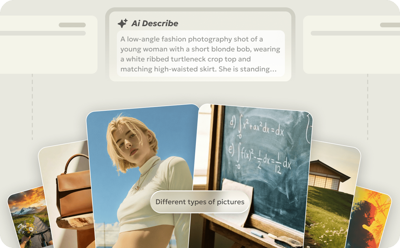 Flexible image description generator