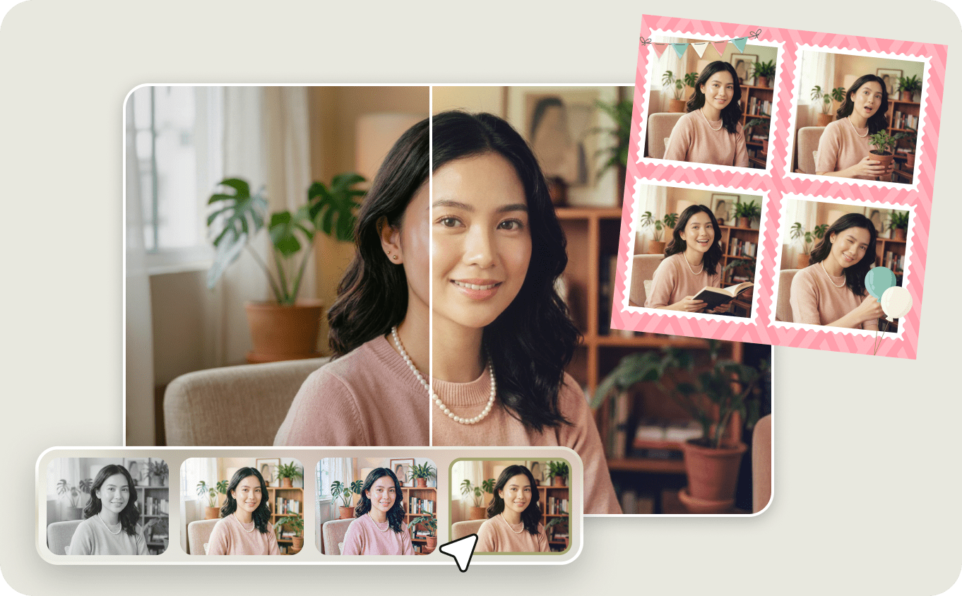 Adjust blur levels for the perfect look - Customizable background blur intensity