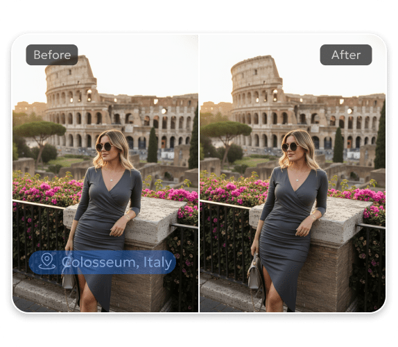 remove location stamp with PixPretty