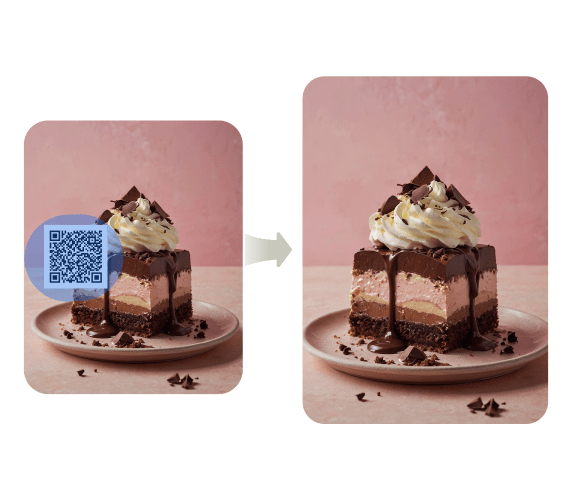 remove QR codes with PixPretty