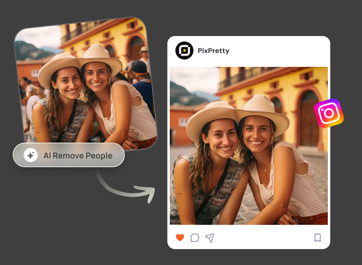 Remove People Effects AI Remove People from Photos Online Free | PixPretty