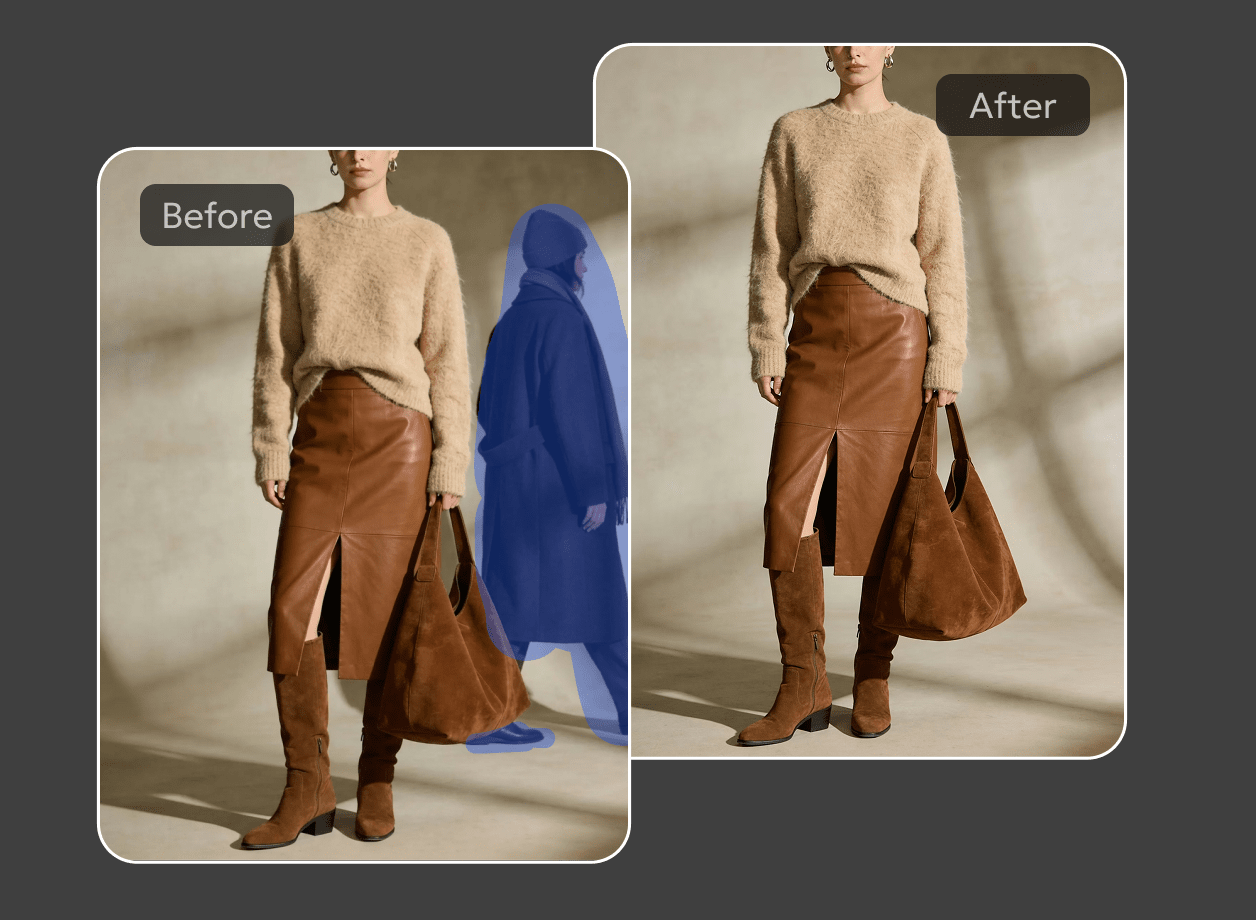 PixPretty remove person for product visuals