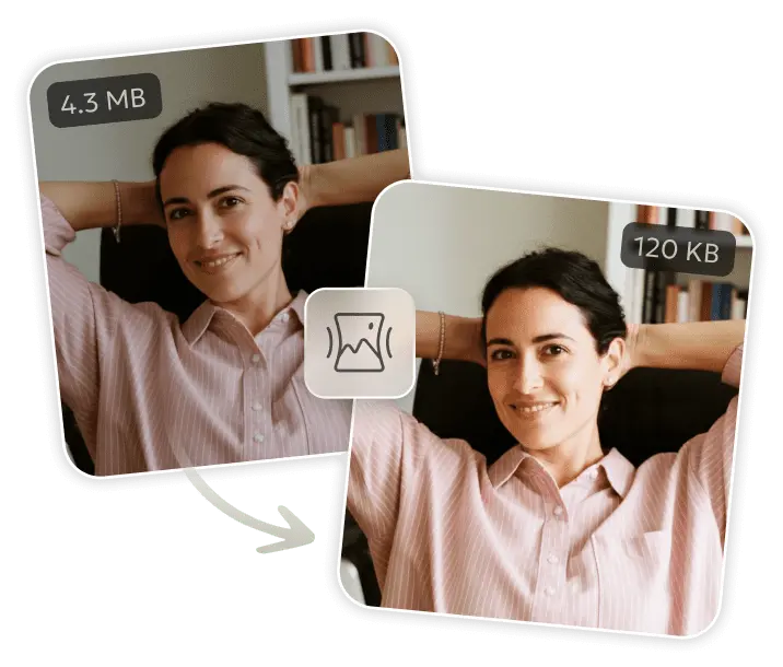 how to compress an image by PixPretty