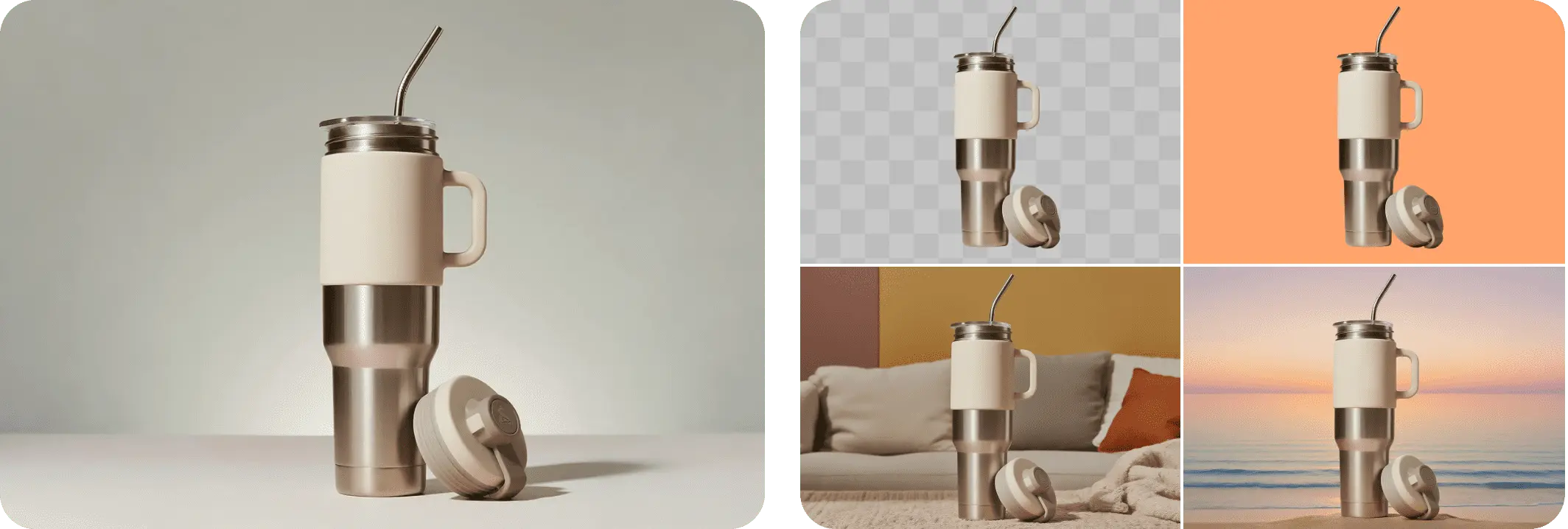 change background of photo cup product online free