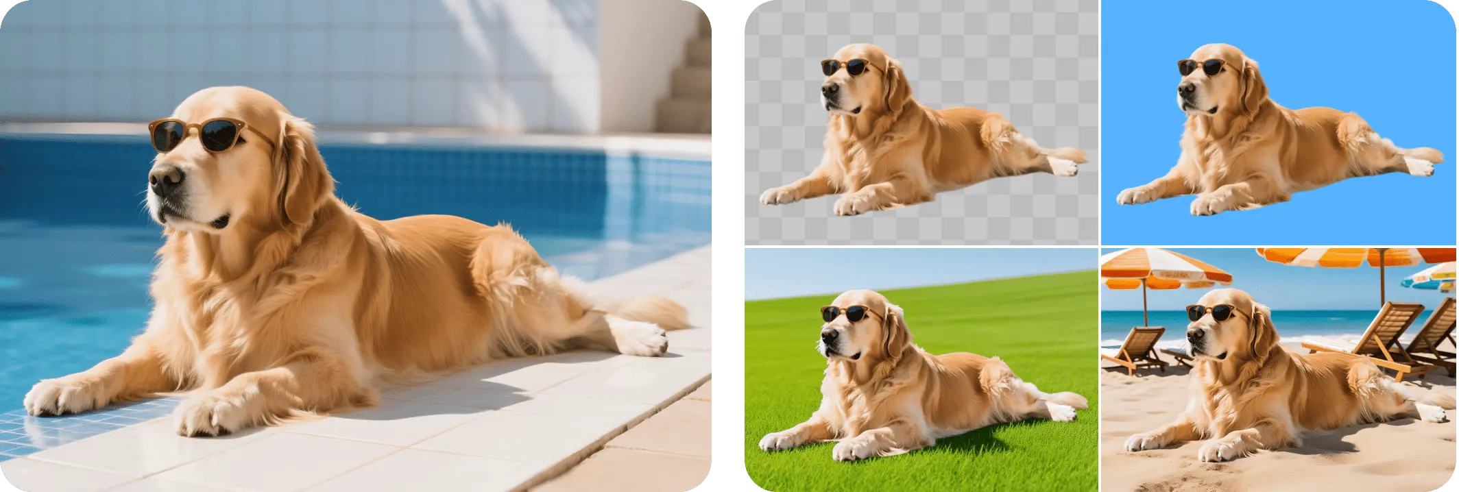 change background of animal photo online free