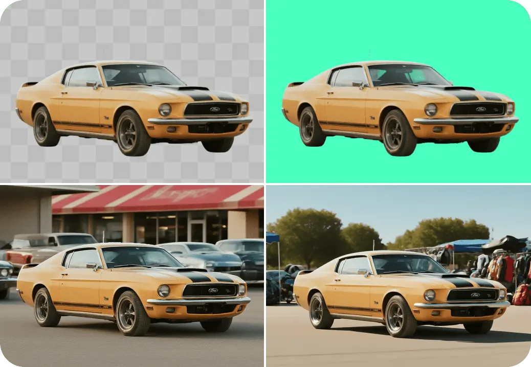 replace background of car photo free