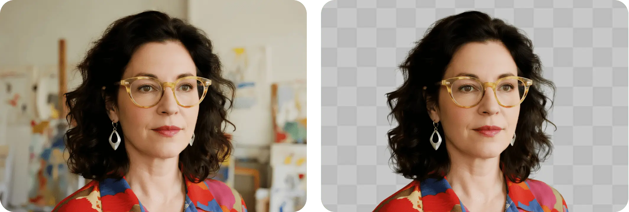 portrait transparent background