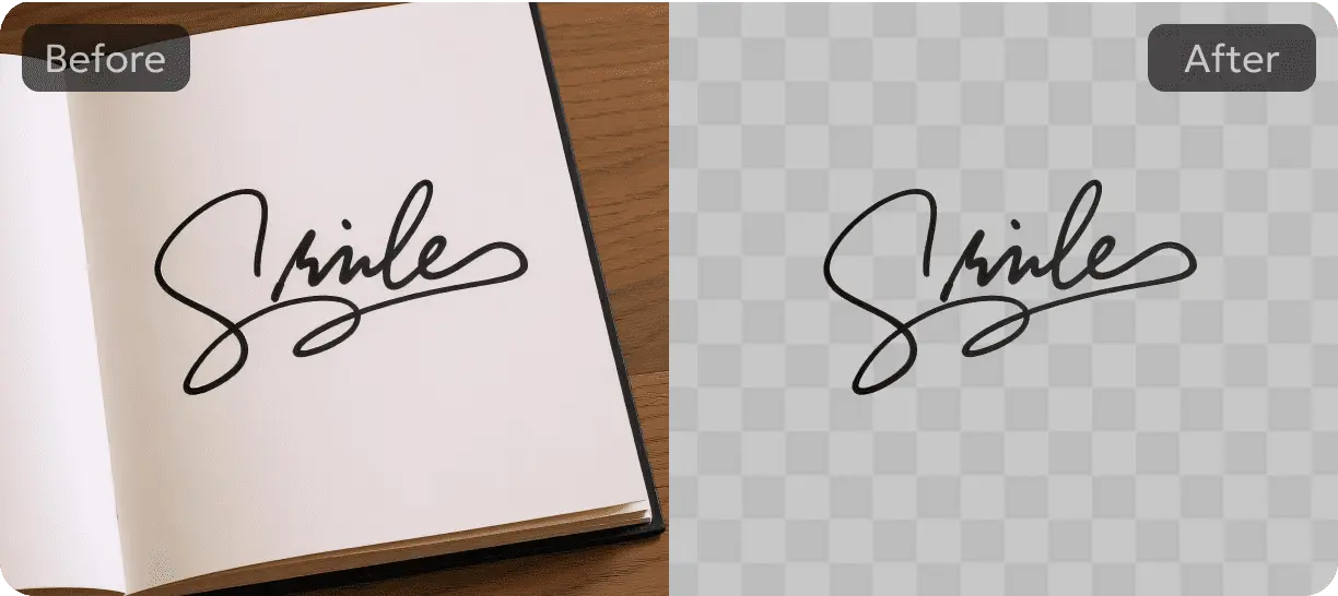 make signature transparent png for free