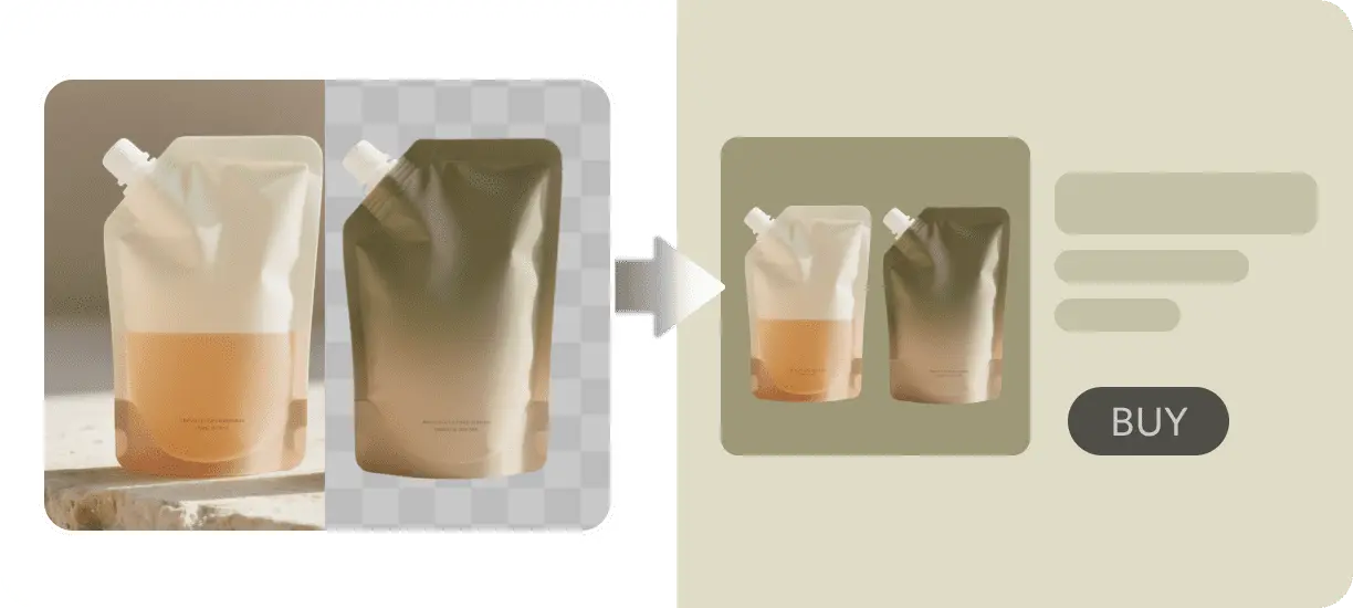 transparent background for ecommerce