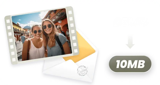 how to compress pics for email