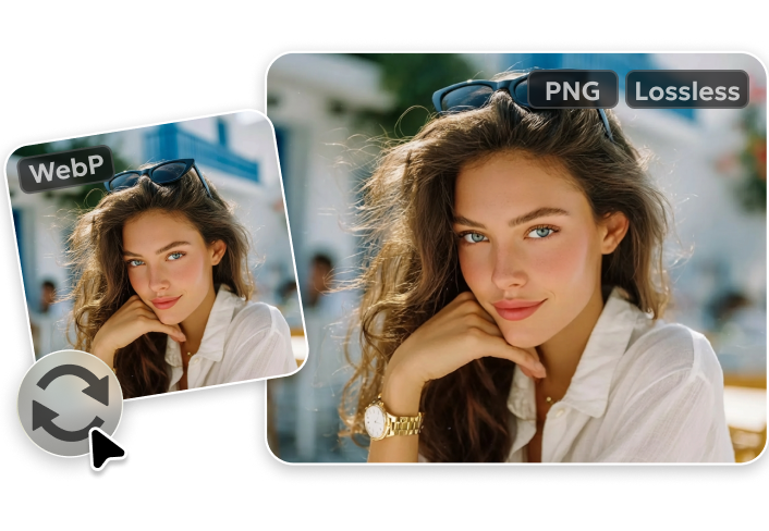 pixpretty ai WebP to PNG