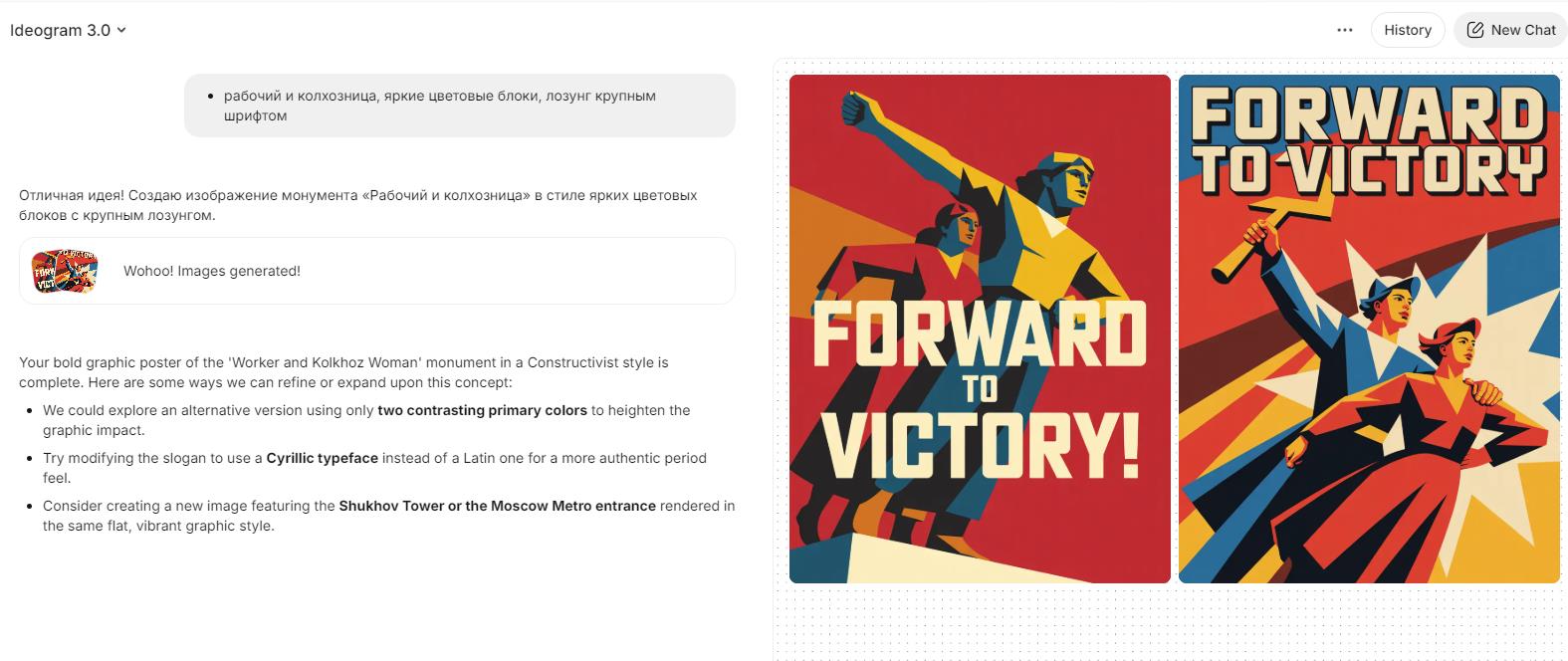 Prompts for USSR Posters