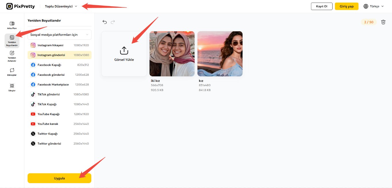 pixpretty toplu fotoğraf uzaklaştırma