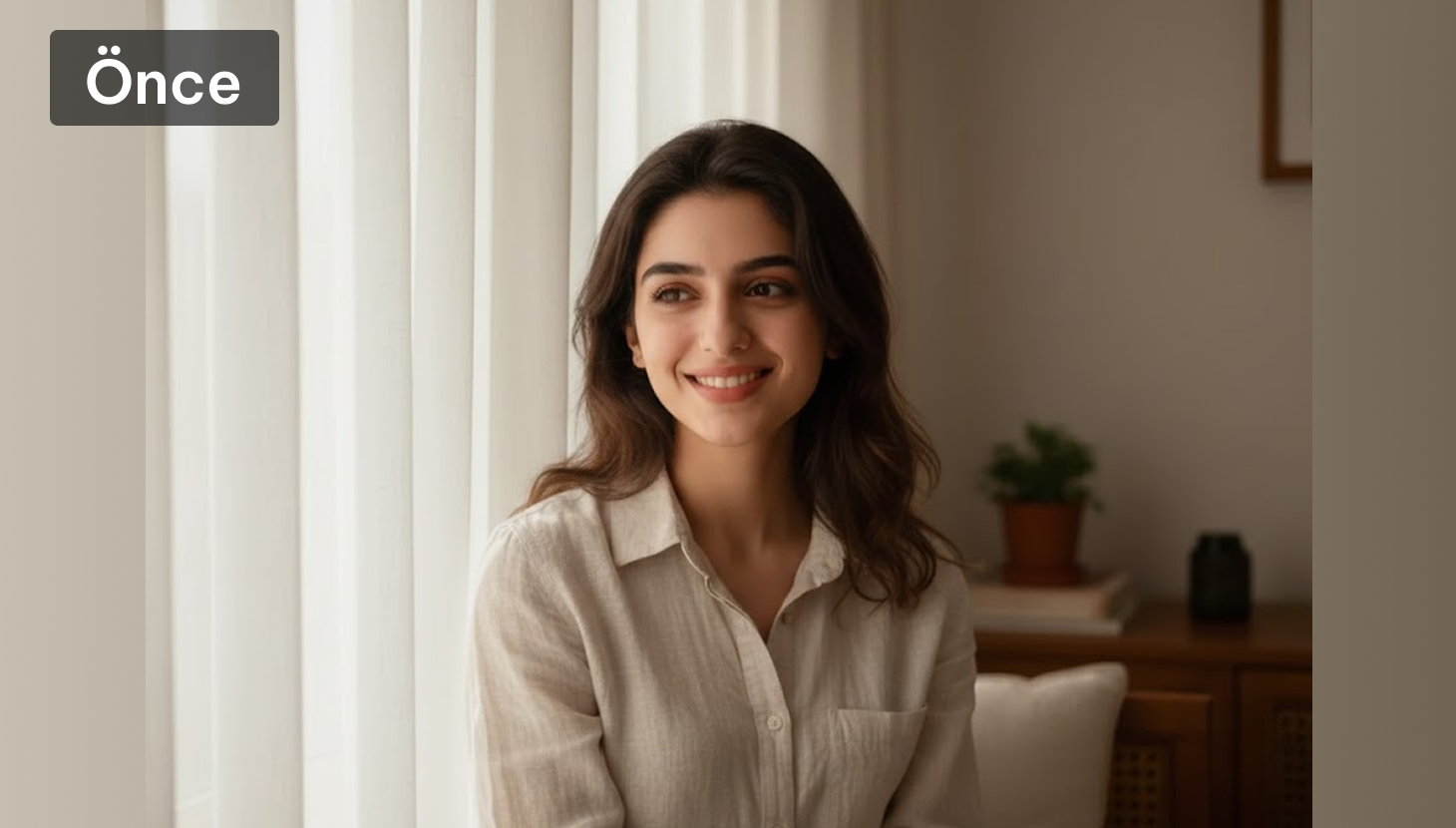 fotoğraf netleştirmeden önce