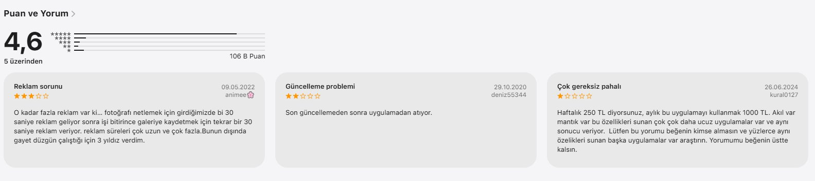 remini kullanıcıların yorumları