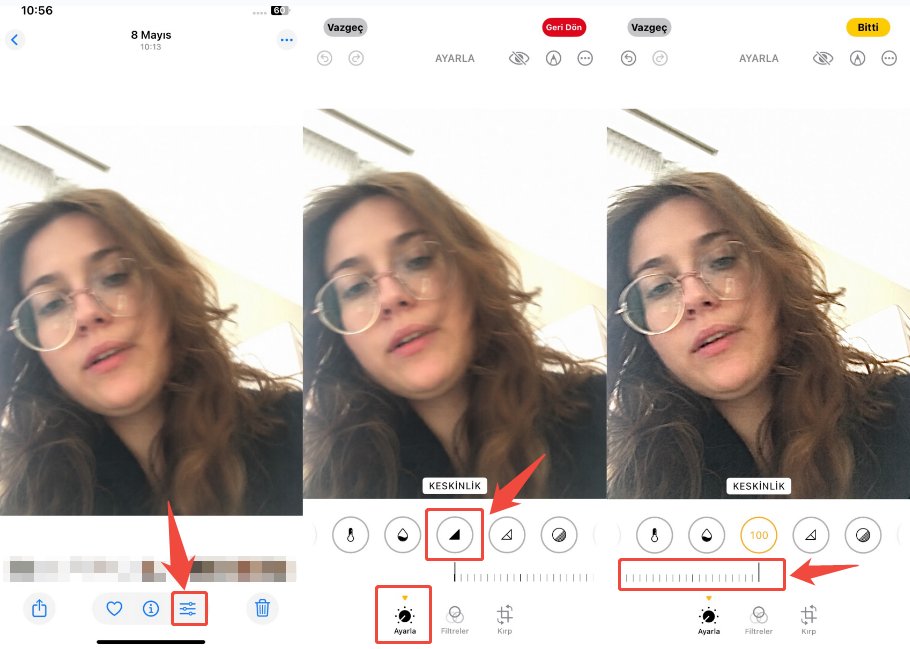 Telefon Galerisi ile Fotoğraf Netleştirme