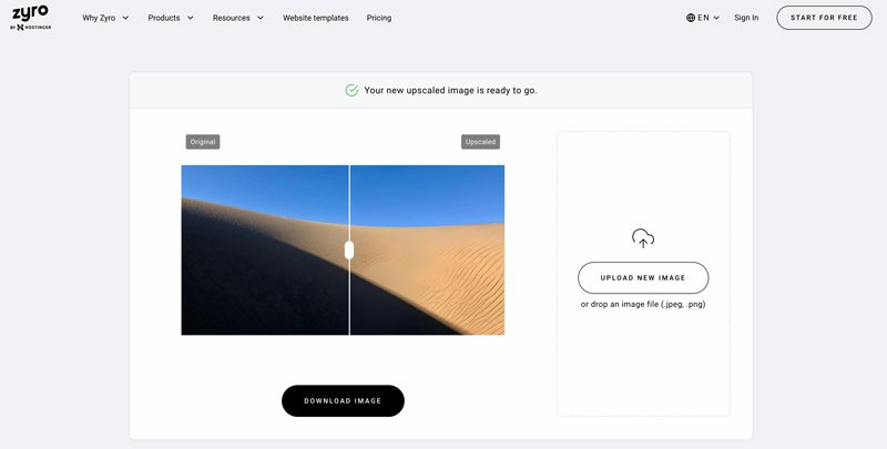 Zyro ile Fotoğraf Nasıl Netleştirilir?