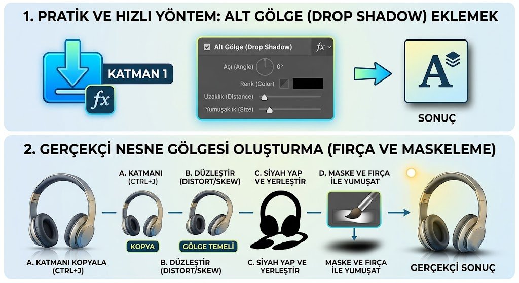 Photoshop Gölge Ekleme