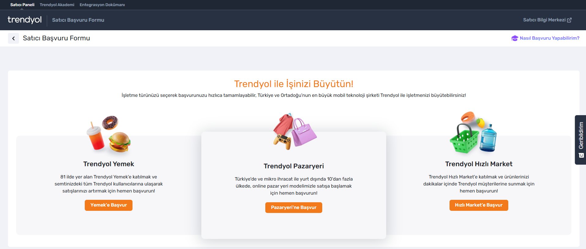 Trendyol Mağaza Açma