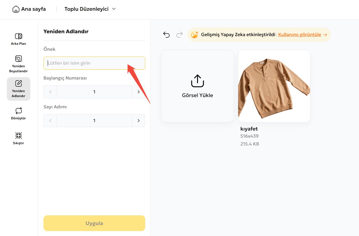 pixpretty ile fotoğraf yeniden adlandırma