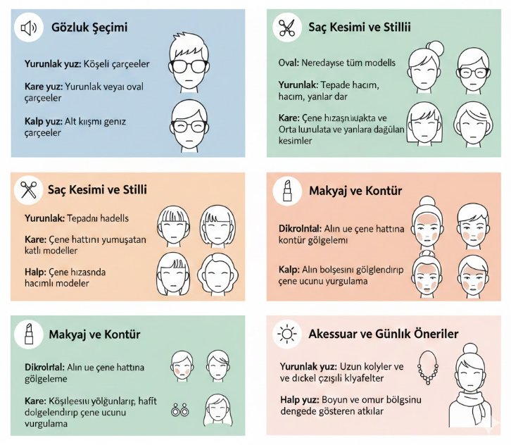 Yüz Şekline Göre Stil Önerileri