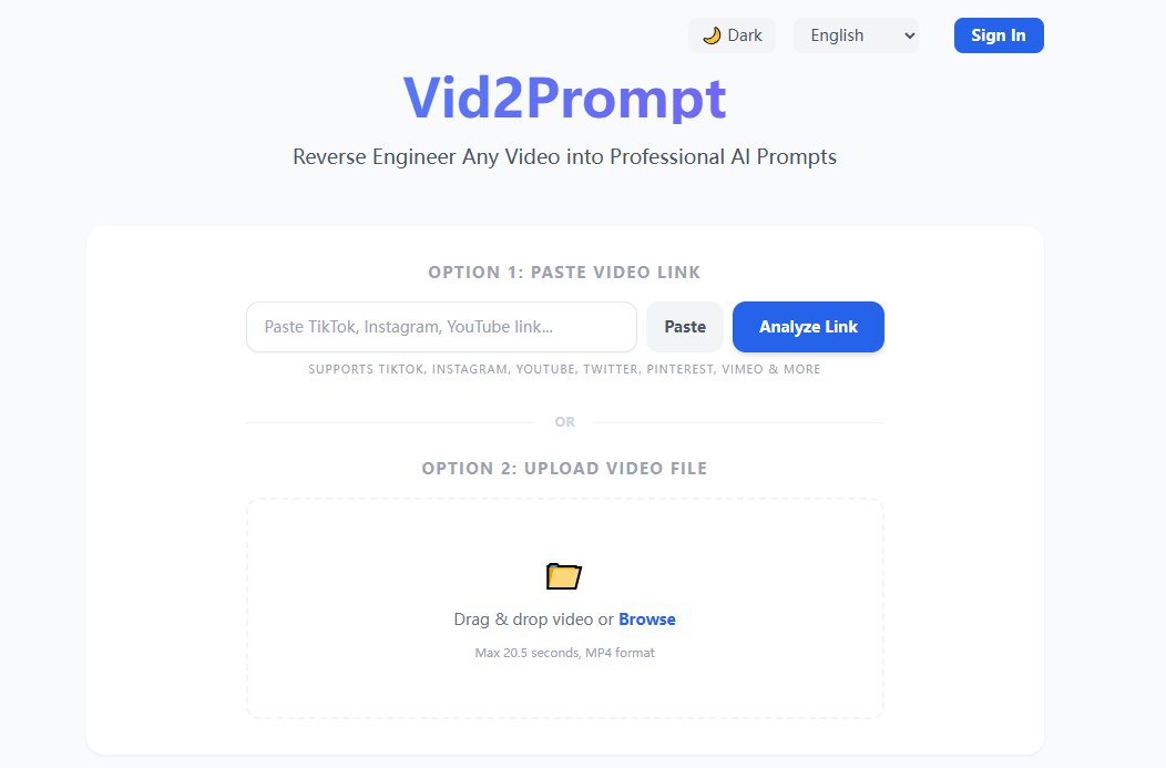 Vid2Prompt