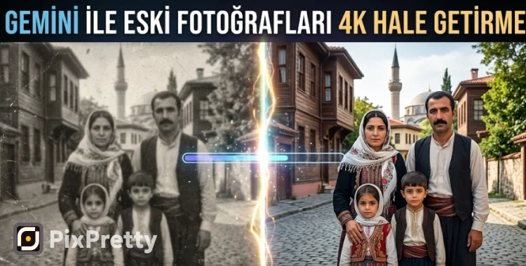 Gemini 4K Fotoğraf Prompt