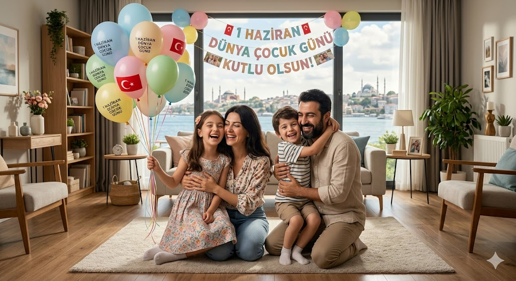 Dünya Çocuk Günü Fotoğraf Promptu Aile 1