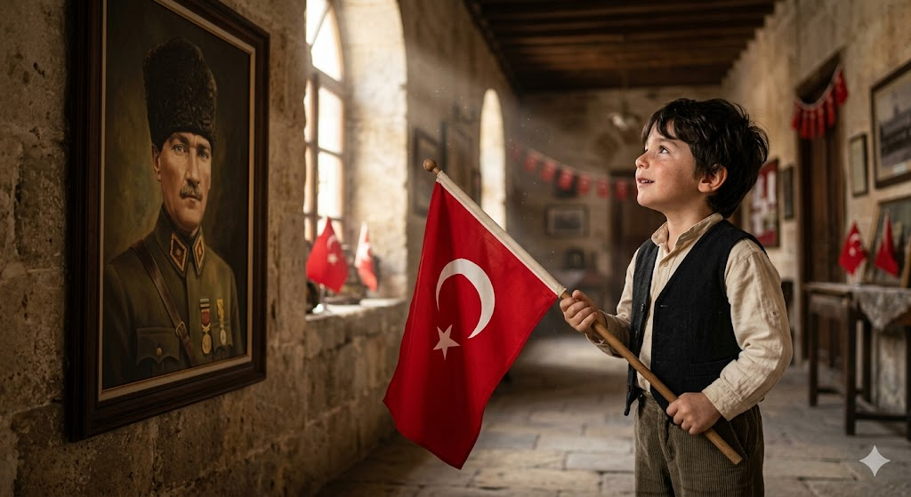 Dünya Çocuk Günü Fotoğraf Promptu Atatürk 3