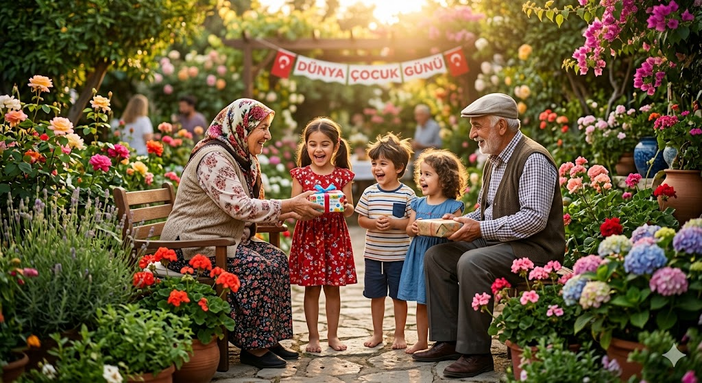 Dünya Çocuk Günü Fotoğraf Promptu Aile 3