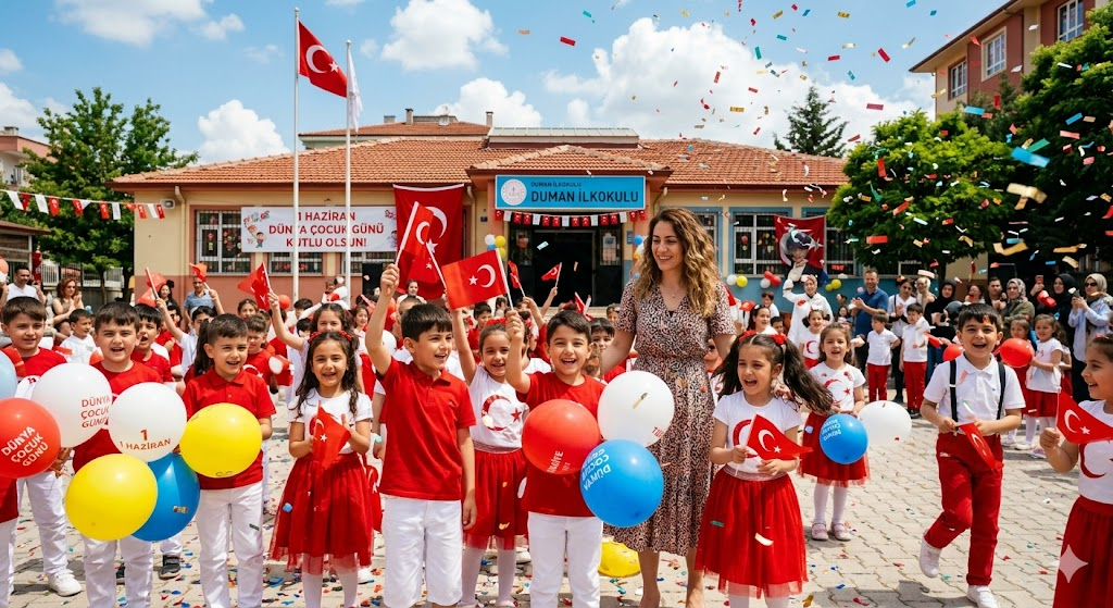 Dünya Çocuk Günü Fotoğraf Promptu Okul 1