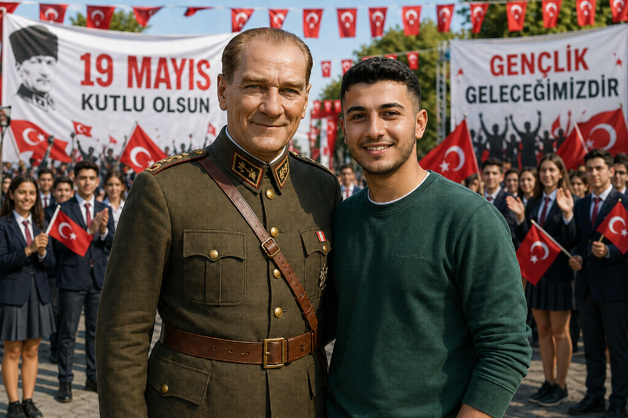 19 Mayıs kutlama sahne