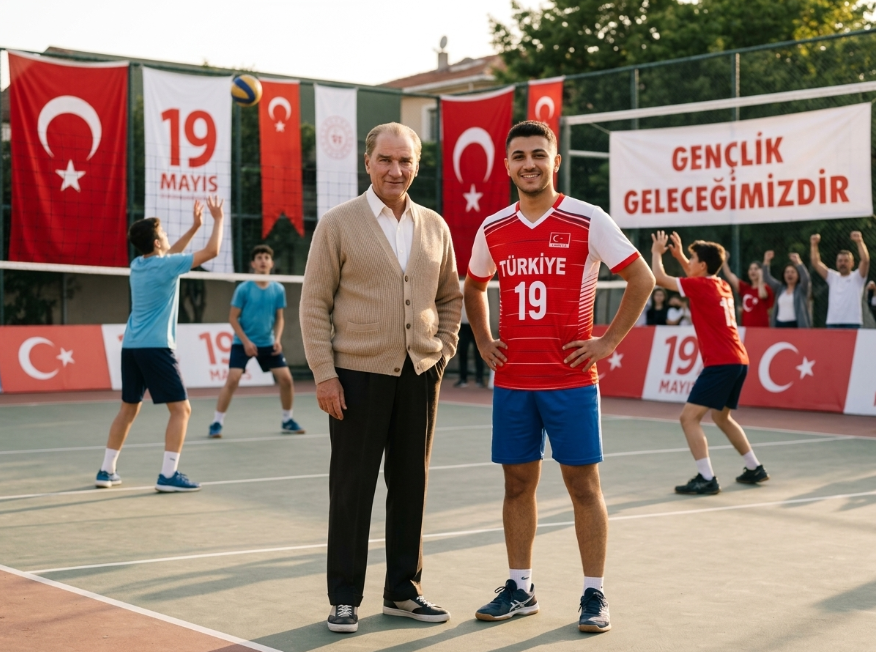 voleybol sahası 19 Mayıs